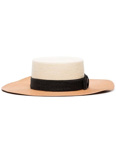 Gucci Chapeau Alba En Paille .